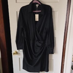 a new day Black Long Sleeve Dress